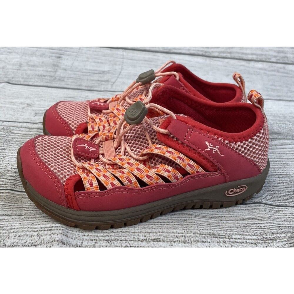Chaco Kids Red and Pink Outdoor Sneakers